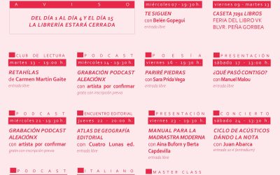 Programación mes de MAYO